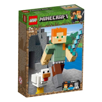 Lego set Minecraft Alex big fig with chicken LE21149